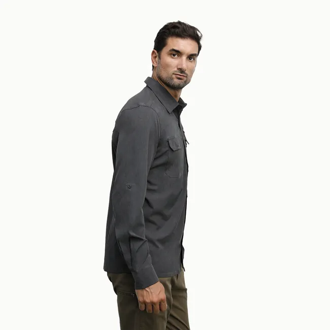 PANAMA JACK - Camisa Hombre técnica Gris Panama Jack