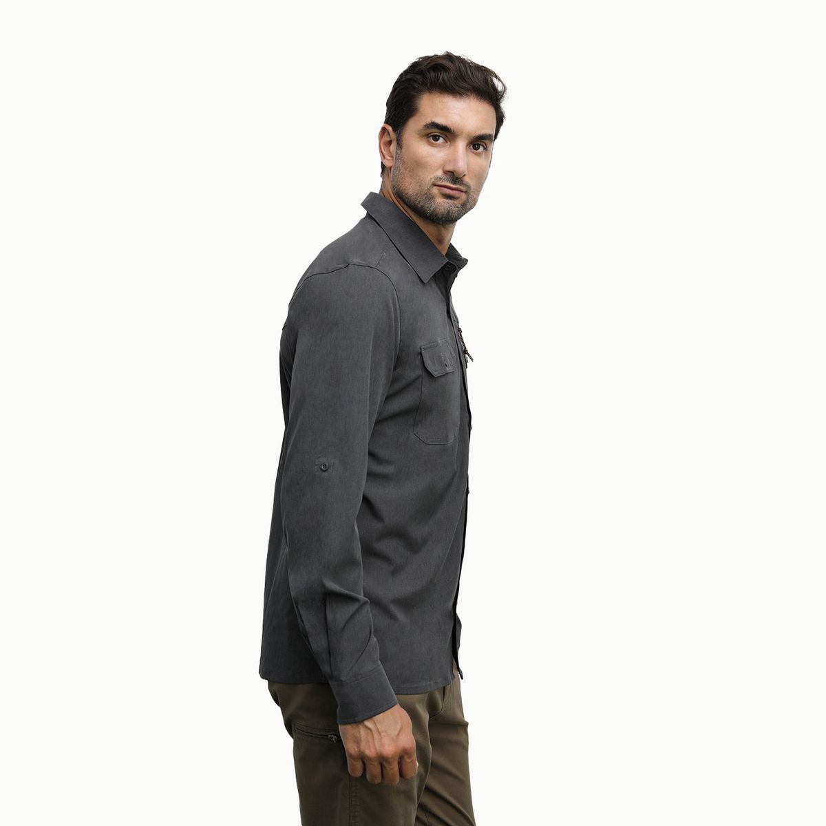 PANAMA JACK - Camisa Hombre técnica Gris Panama Jack