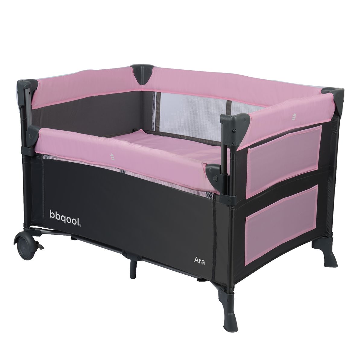 BBQOOL - Cuna Playard Colecho Ara Pink