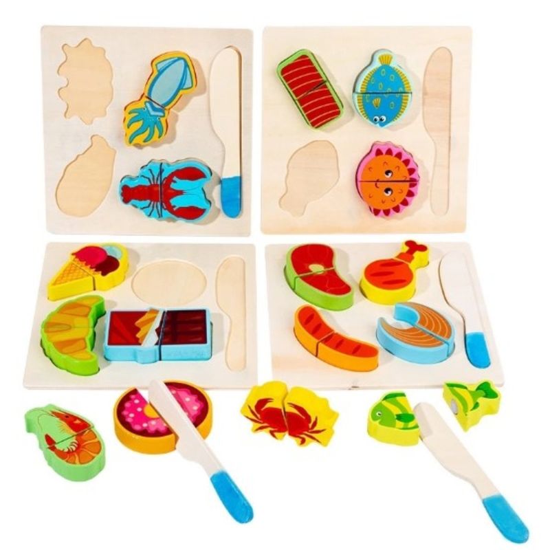 OEM - Puzzle Fruta Juguete Madera