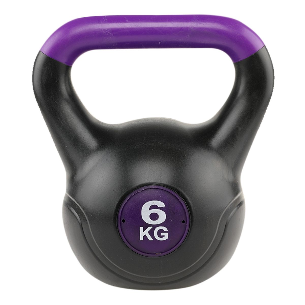 ATLETIS - Kettlebell Pesa Rusa Cemento Color 6 Kg Negro