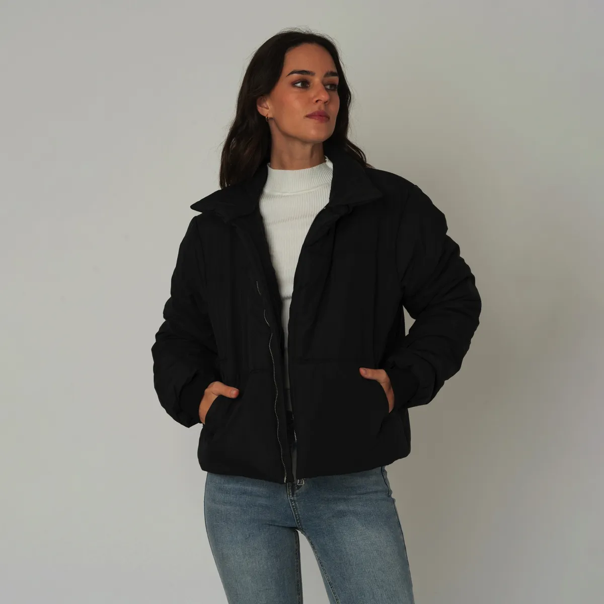 GUINDA - Pufa cazadora GUINDA Cersei