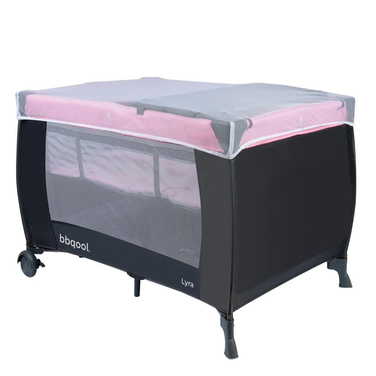 BBQOOL - Cuna Playard Lyra Pink