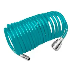 TOTAL TOOLS - Manguera Espiral Para Compresor De Aire 15mts 12bar Total