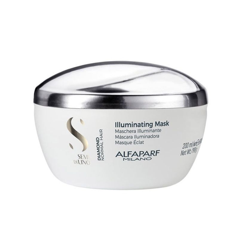 ALFAPARF MILANO - Mascara Baño De Crema Alfaparf Semi Di Lino Iluminador 200ml