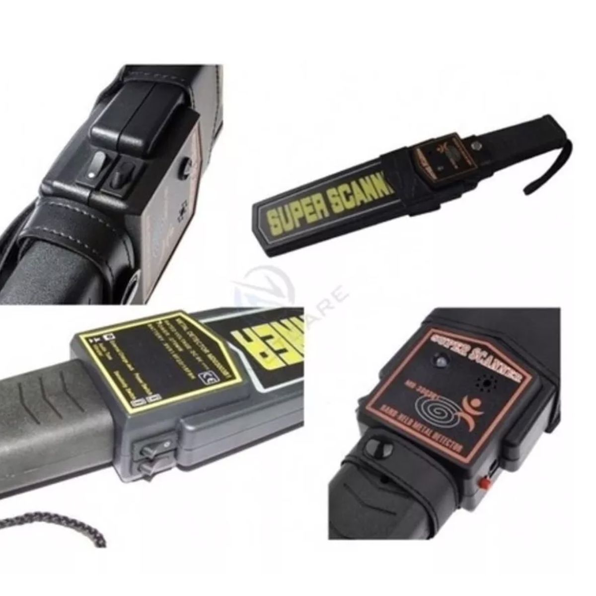 GENERICO - Detector De Metales De Mano Paleta Super Scanner Discoteque Pub