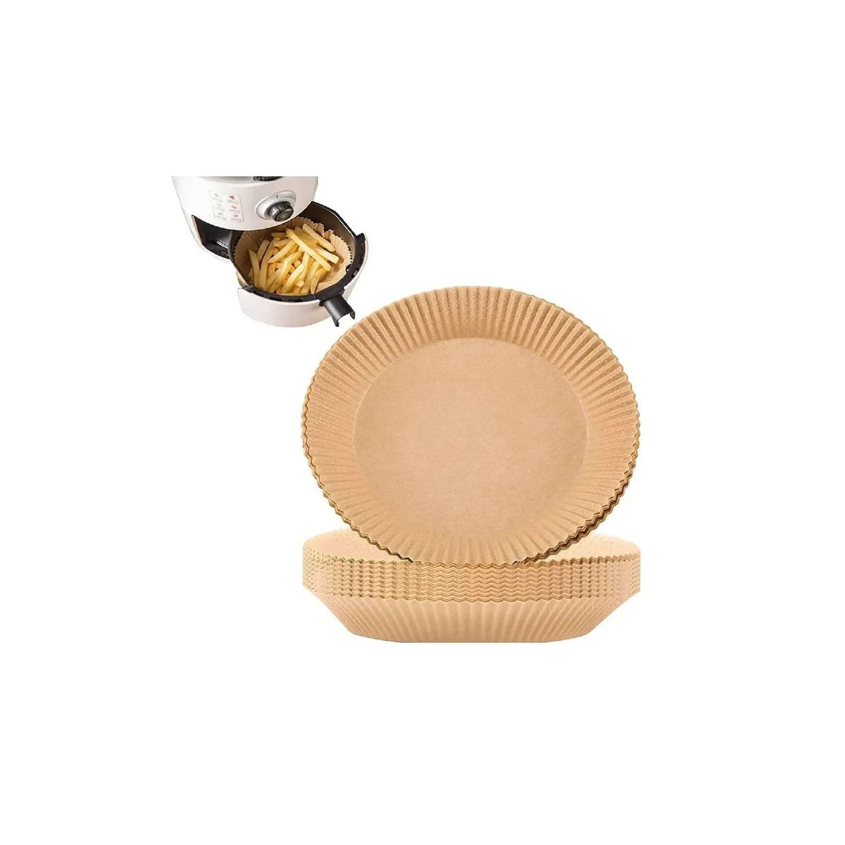 GENERICO - Protector Airfryer Forro Papel Antiadherente Freidora