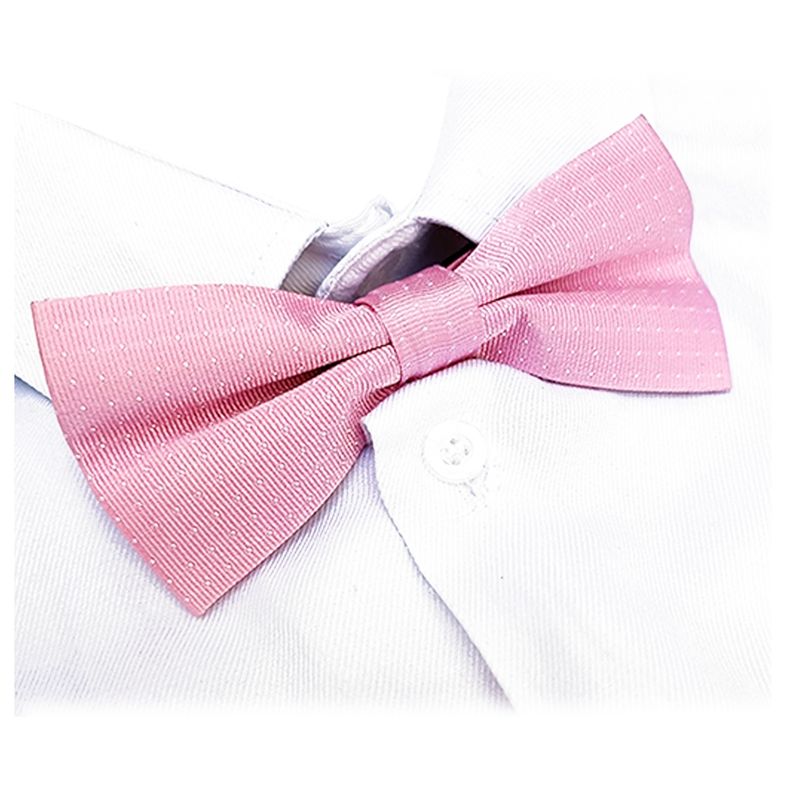LUCIA CORBATAS - Corbatin humita armada color rosado de sedaLuciacorbatas