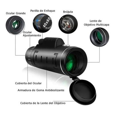 Imagen 2 del producto Set 2 Monocular Hd Binoculares Zoom 40x60
