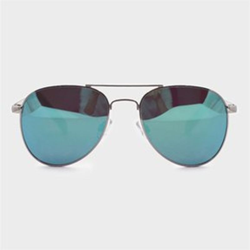 GENERICO - Gafas de sol polarizadas de aviador con doble puente