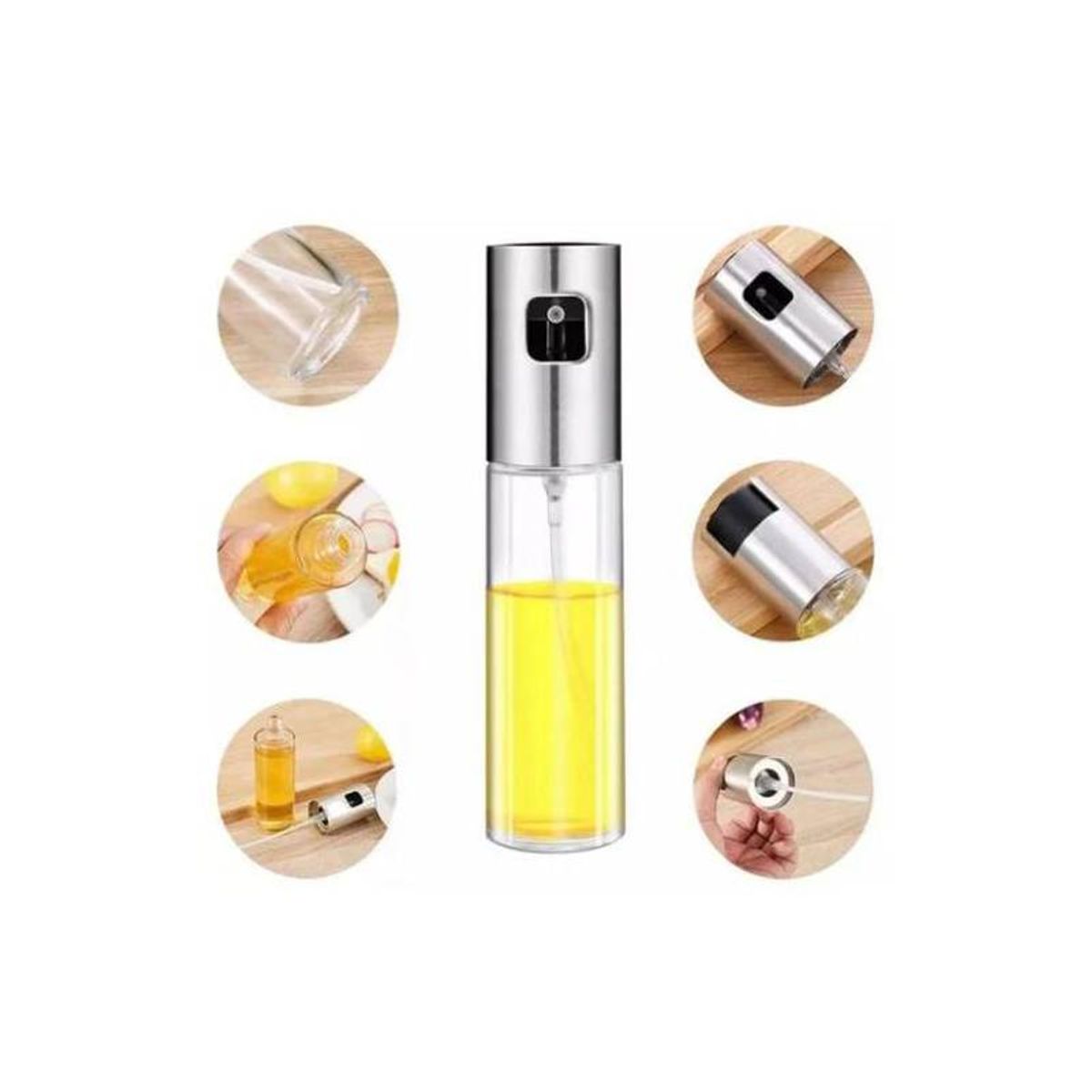 GENERICO - Rociador dispensador De Aceite Aceitero Spray Alcuza Vinagre Limón