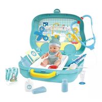 Set de Maletin Doctor con Muñeco y 19 accesorios