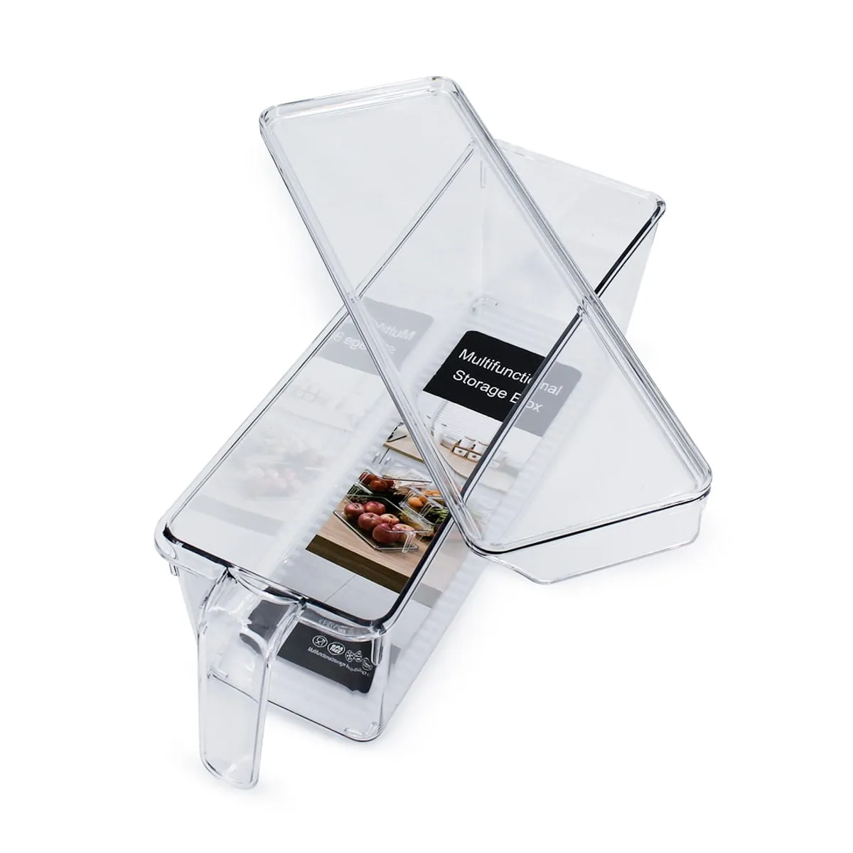 NEWTREE - Organizador De Refrigerador con Tapa y Manija