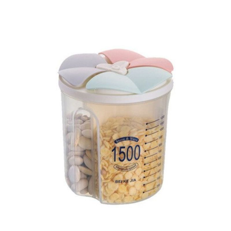 GENERICO - Caja De Almacenamiento Sellada Dispensador Cereales 1500ml