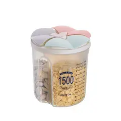 GENERICO - Caja De Almacenamiento Sellada Dispensador Cereales 1500ml