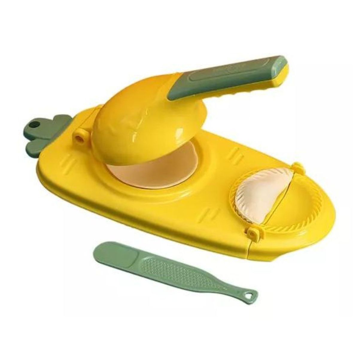 GENERICO - Maquina para Hacer Mini Empanadas Dumplings Amarillo