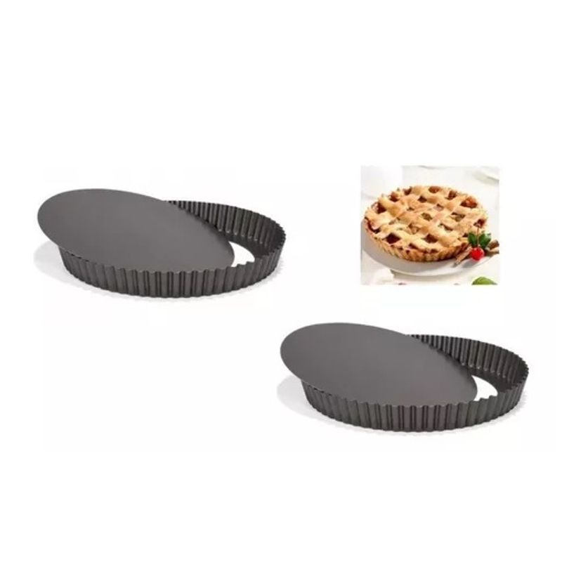 GENERICO - Pack X2 Molde Desmontable Molde Desmontables Reposteria 20cm