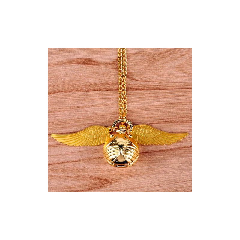 GENERICO - Collar Reloj Snitch Dorada