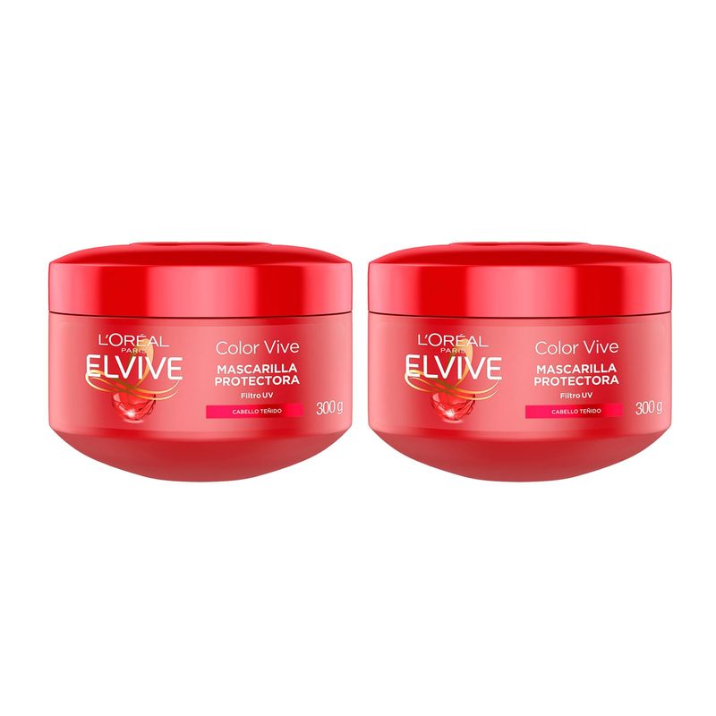 ELVIVE - 2 Crema De Tratamiento Colorvive  300Ml Elvive