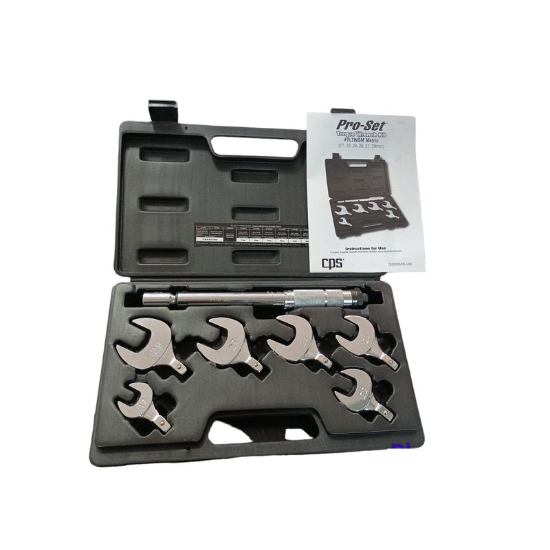 GENERICO - Maleta Kit Llave R410a Torque Dinamométrica Métrica Cps mod TLTWSM