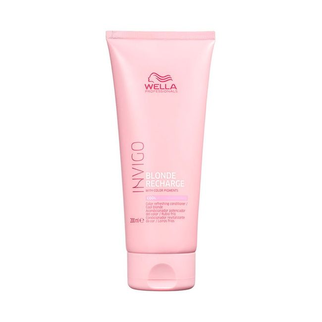 WELLA - ACONDICIONADOR MATIZADOR BLONDE RECHARGE INVIGO 200ML WELLA.-