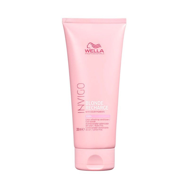 WELLA - ACONDICIONADOR MATIZADOR BLONDE RECHARGE INVIGO 200ML WELLA.-