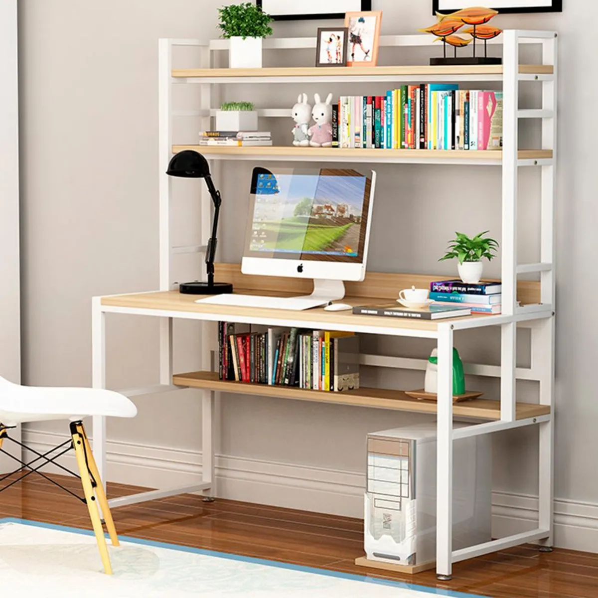 DETODOYMAS - Escritorio Mesa Estructura Metálico 120x60x75x175 DETODOYMAS