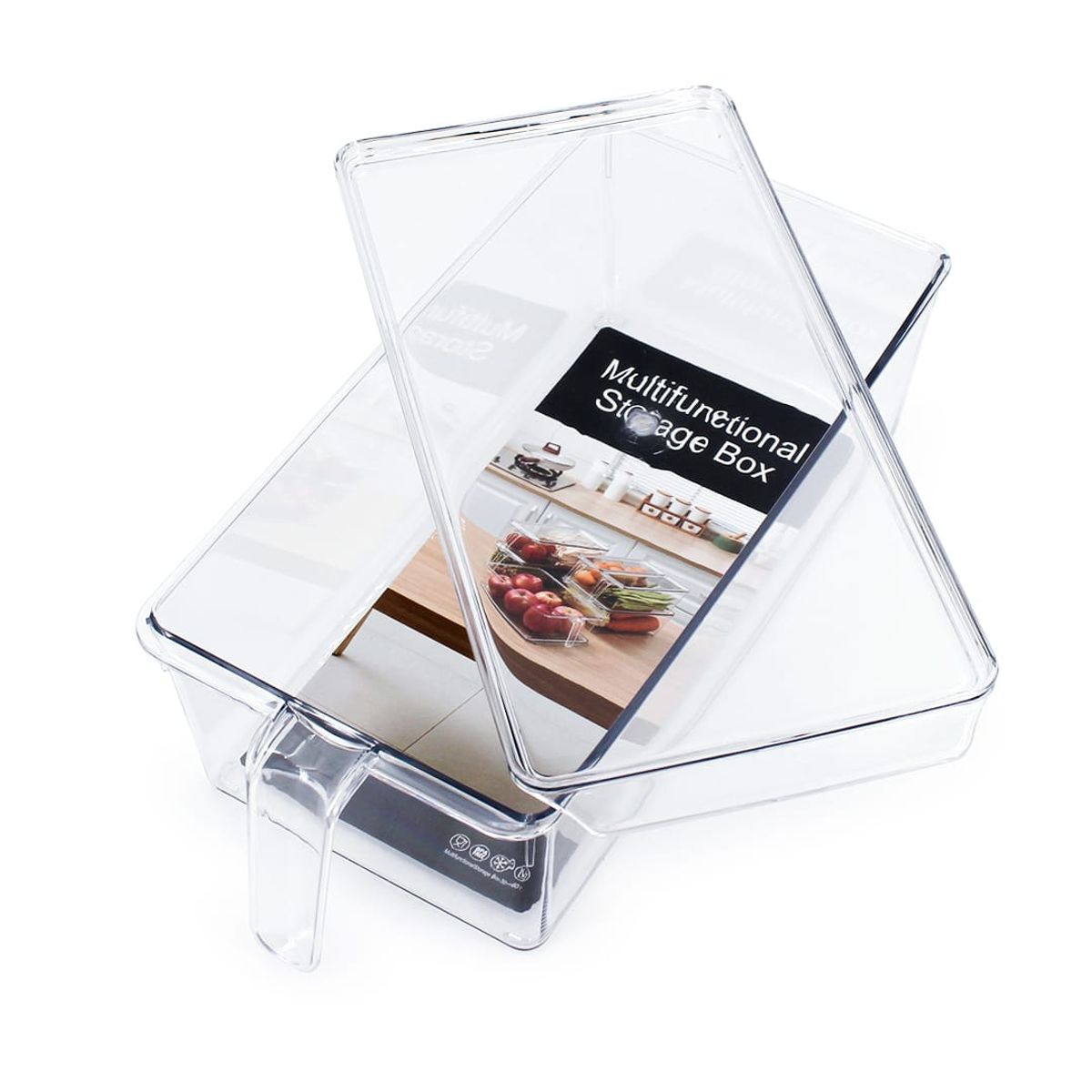 NEWTREE - Organizador Acrílico De Refrigerador 15x30x10 cm