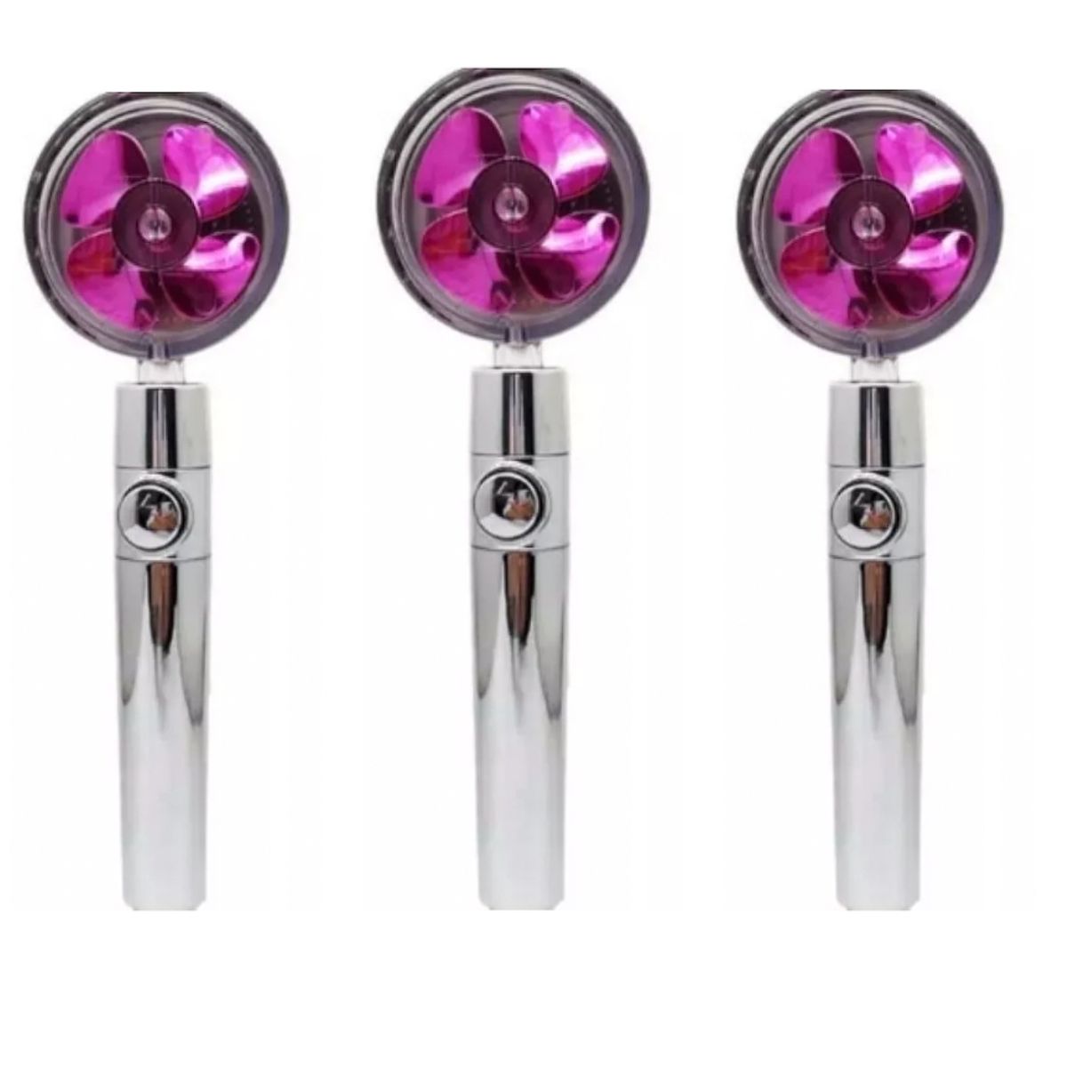 GENERICO - 3x Eco Ducha Cabezal Ducha Telefono Turbina Aumenta Presion Filtro