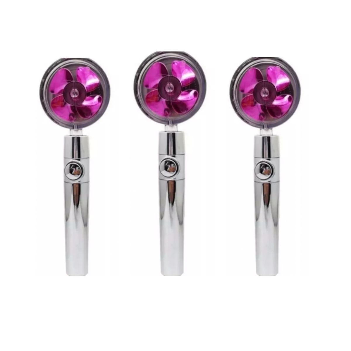 GENERICO - 3x Eco Ducha Cabezal Ducha Telefono Turbina Aumenta Presion Filtro