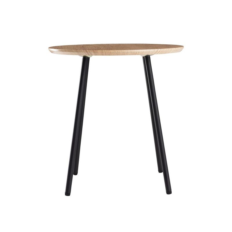 URBAN PRODUCTS - Mesa Auxiliar 40x40cm Vintaje Arrimo Color Madera