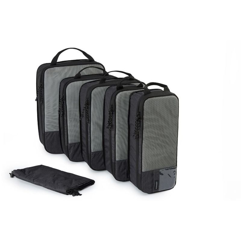 BAGSMART - Bagsmart Organizadores de Equipaje con Compresión 6 pzs Negro