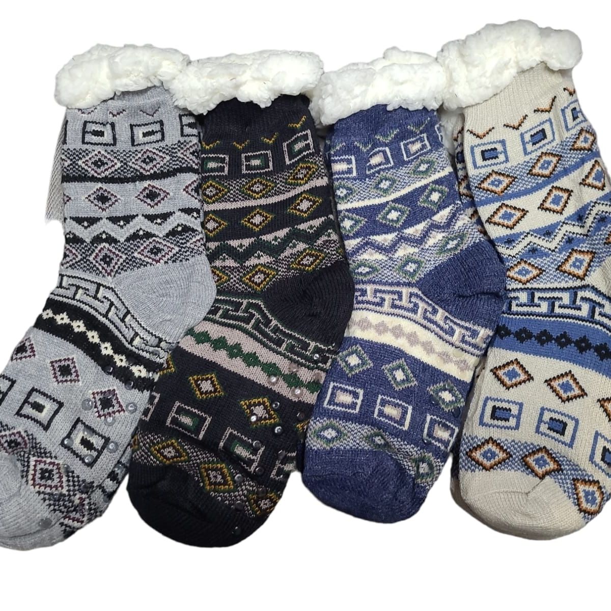 GARSIL - x3 Calcetines Con Chiporro Para Hombre Con Antideslizante - Pantuflas