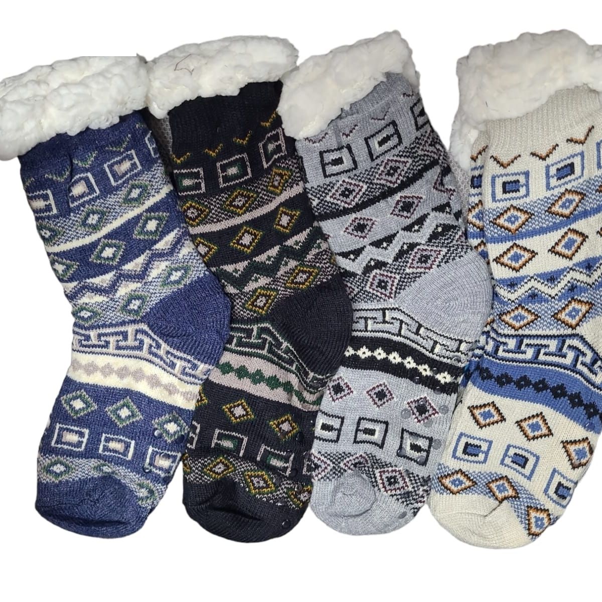 GARSIL - x3 Calcetines Con Chiporro Para Hombre Con Antideslizante - Pantuflas