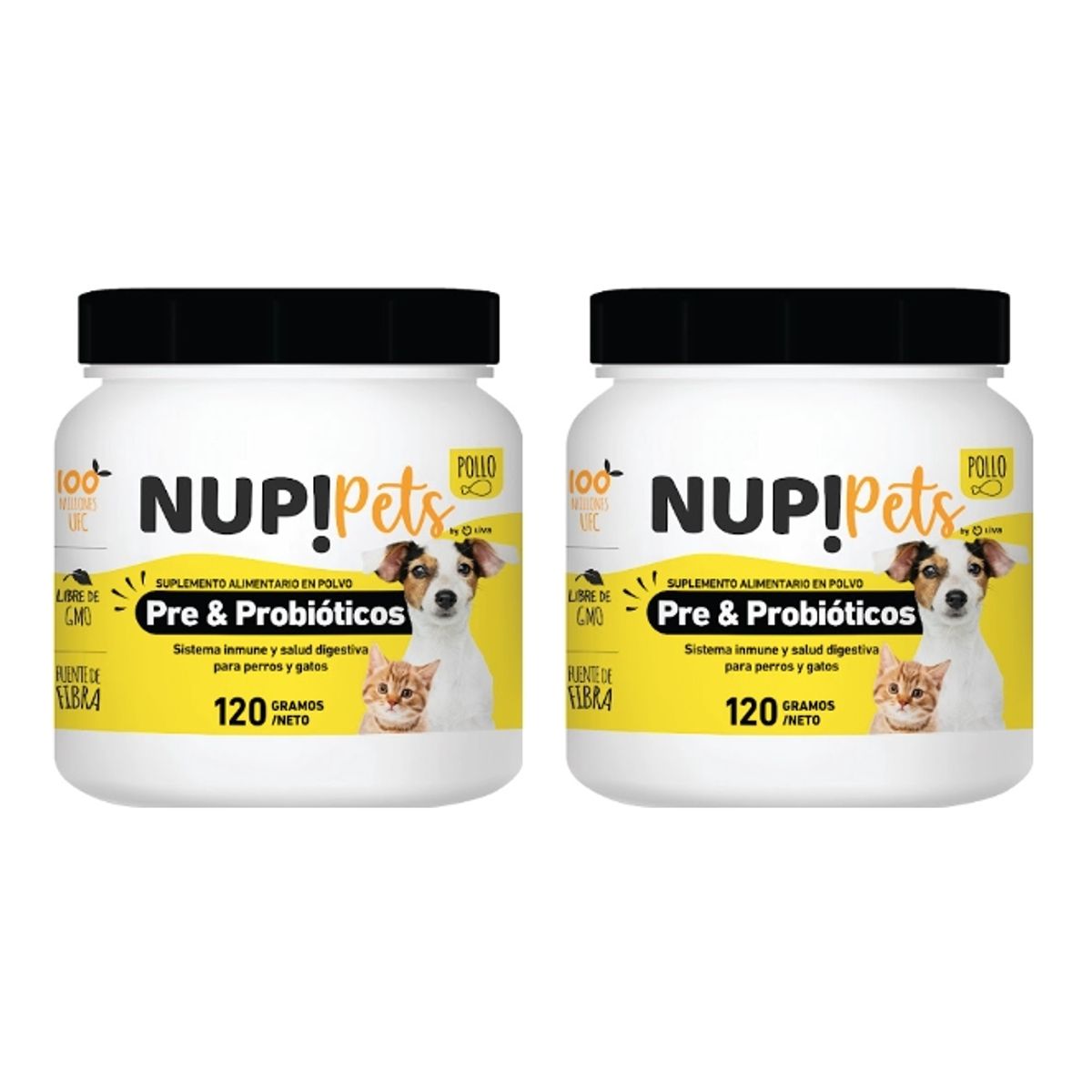 NUP - DUO Pre&probiótico Pollo - Sist digestivo e inmune