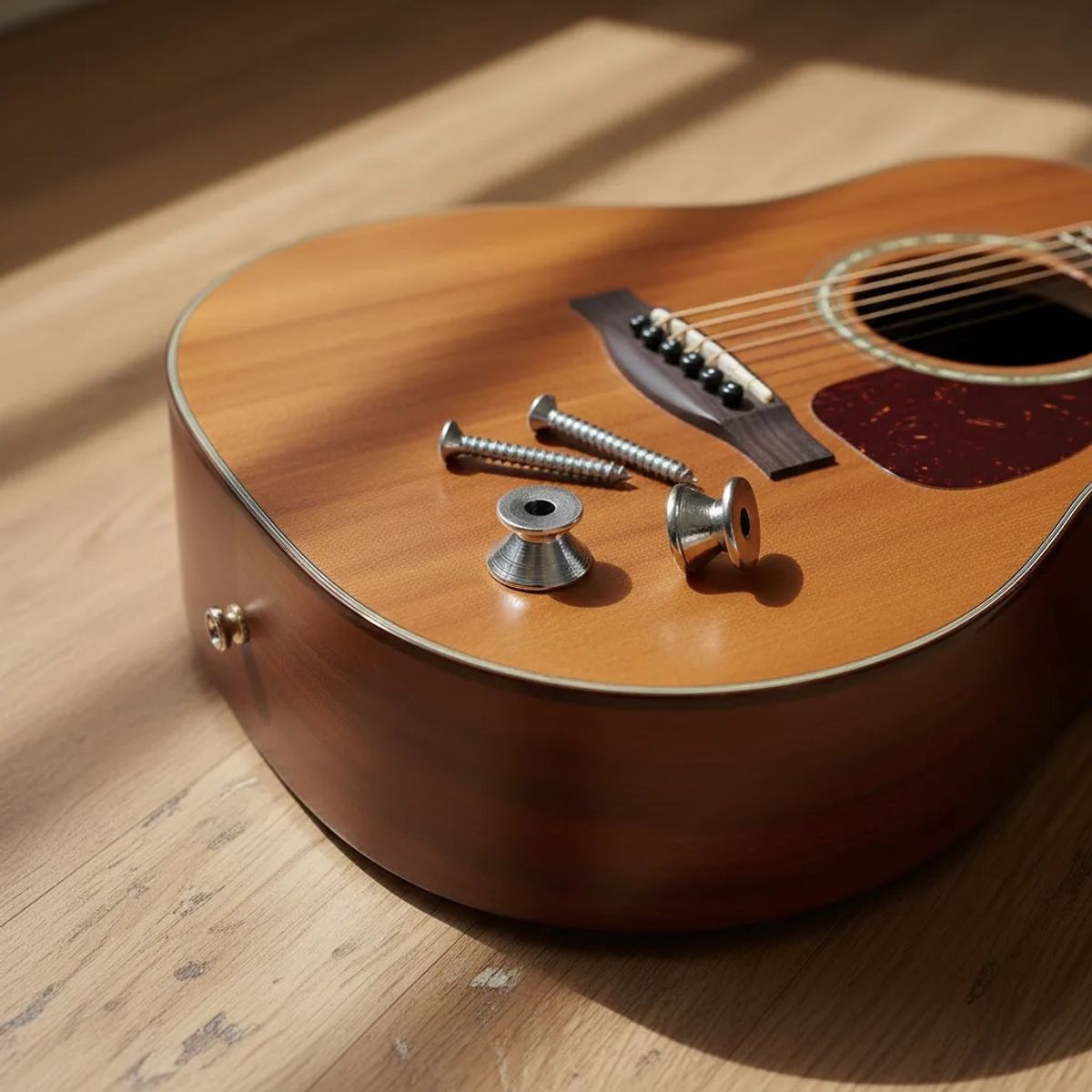 EPIC - Boton De Strap Guitarra Accesorio Tornillo