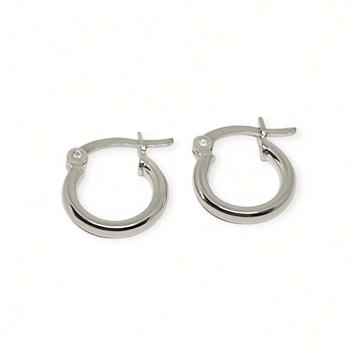 ANDREA COGGIOLA JOYAS - Aros Argollas Grosor 2mm Plata Fina 925