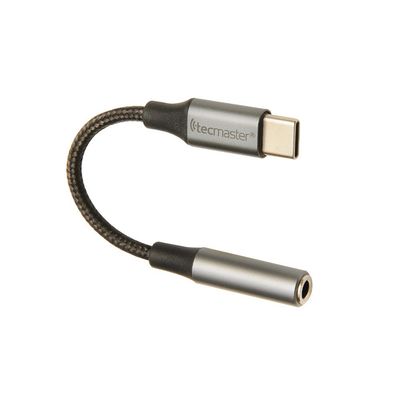 Tecmaster Adaptador Usb-C A Jack 35Mm Para Audífonos -