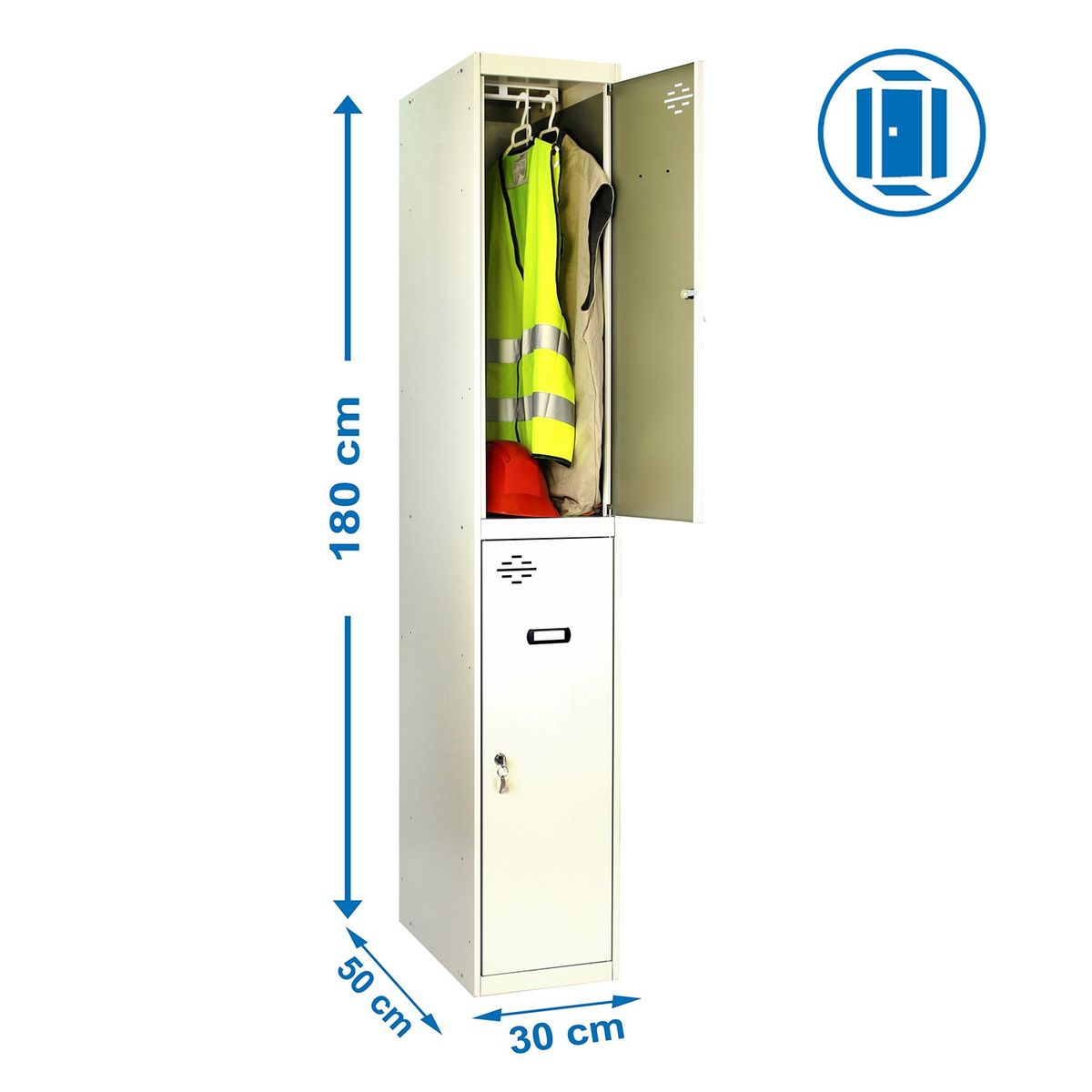 SIMONRACK - Locker  Metalico  Diy Tandem  1/2  300  Initial