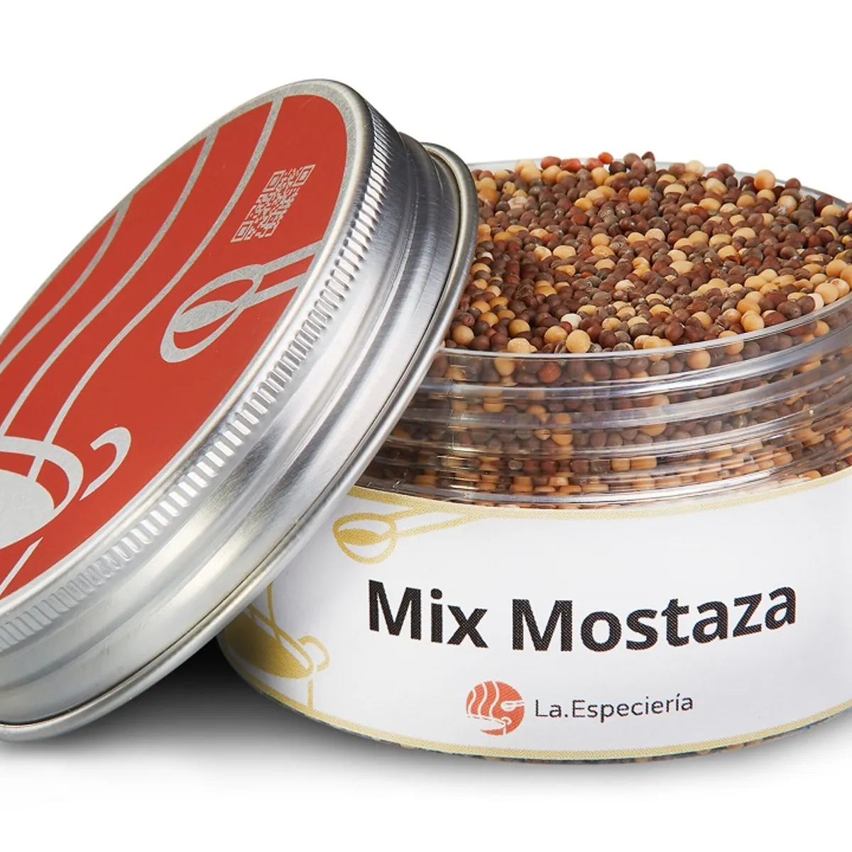 GENERICO - Mix Mostaza Negra y Amarilla en Grano La Especiería 100% Natural Sin Aditivos La Especieria 80g