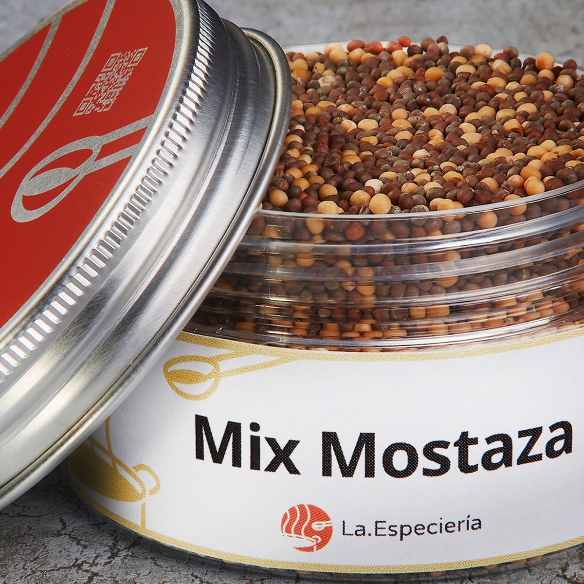 GENERICO - Mix Mostaza Negra y Amarilla en Grano La Especiería 100% Natural Sin Aditivos La Especieria 80g