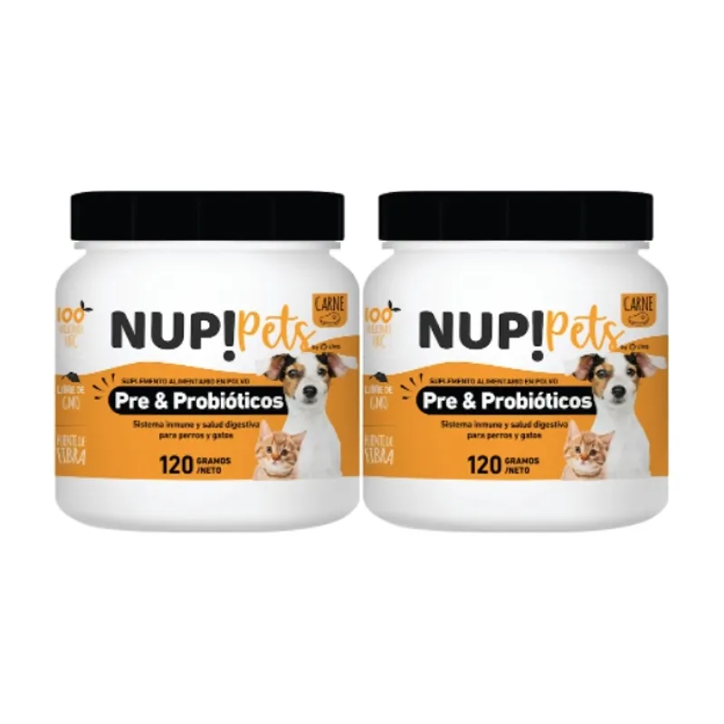 NUP - Duo Pre&probiótico Carne - Sist digestivo e inmune