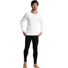 TOP - Camiseta Deportiva Primera Capa Microfibra Blanca