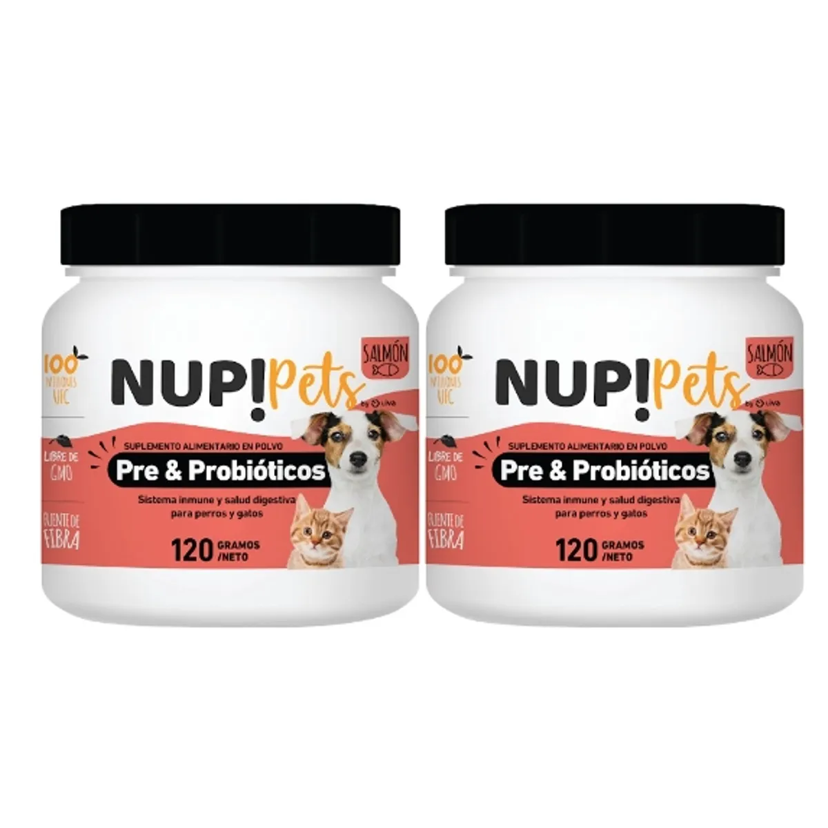 NUP - Duo Pre y probiótico sis digestivo e inmune Salmón