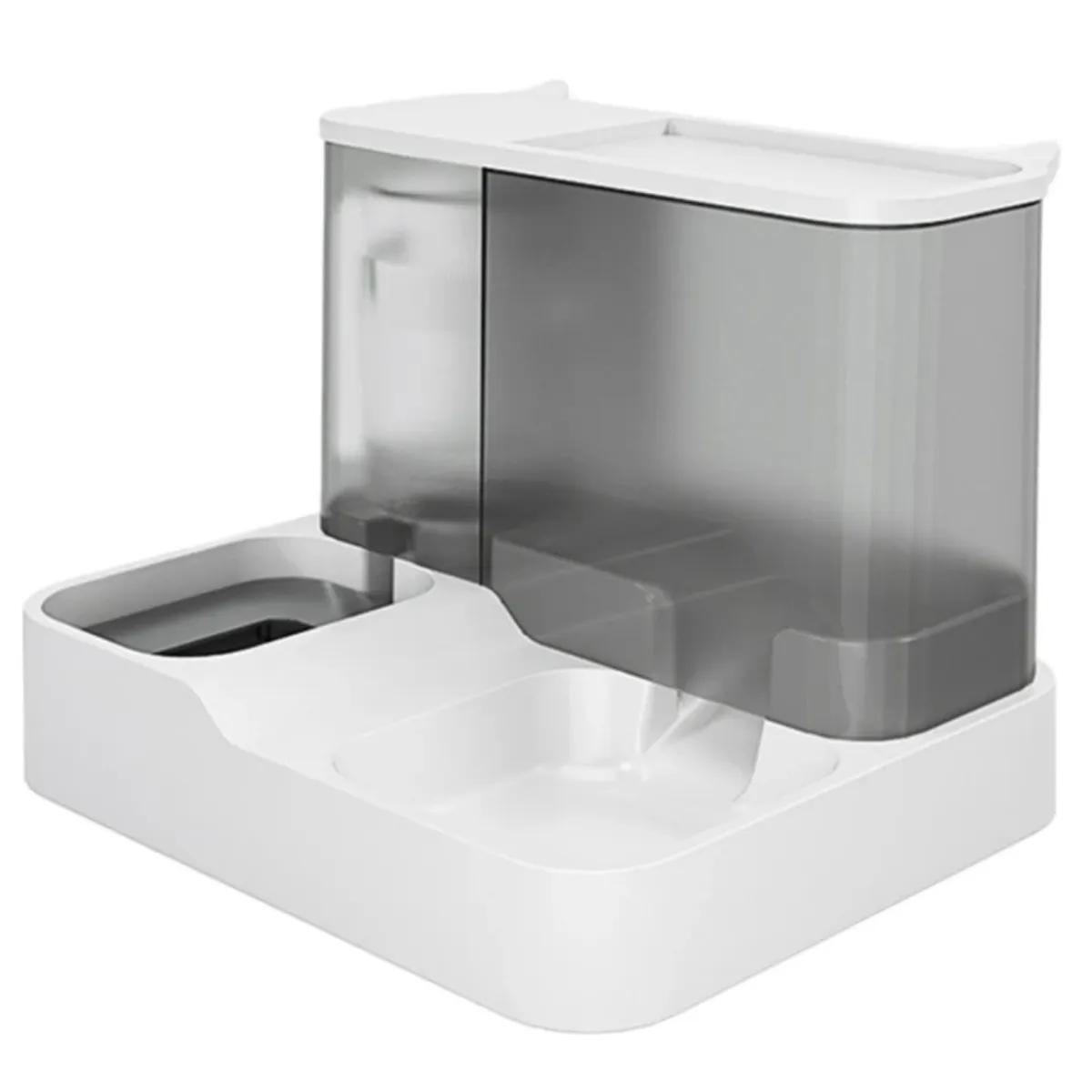 GENERICO - Dispensador de agua y comida para mascotas 2en1