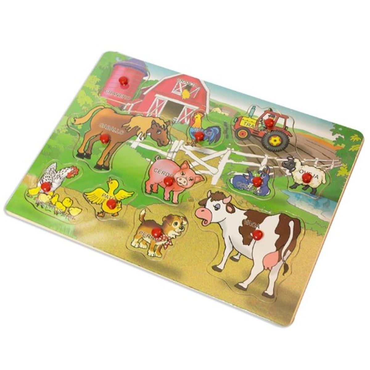 OEM - Tabla Granja Juguete Madera