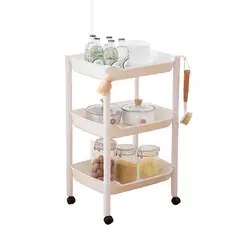 GENERICO - Carro Organizador Baño Cocina Con Ruedas Verdulero 5316 Blan