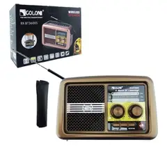 GENERICO - RADIO SOLAR BLUETOOTH RECARGABLE AM-FM CON LINTERNA