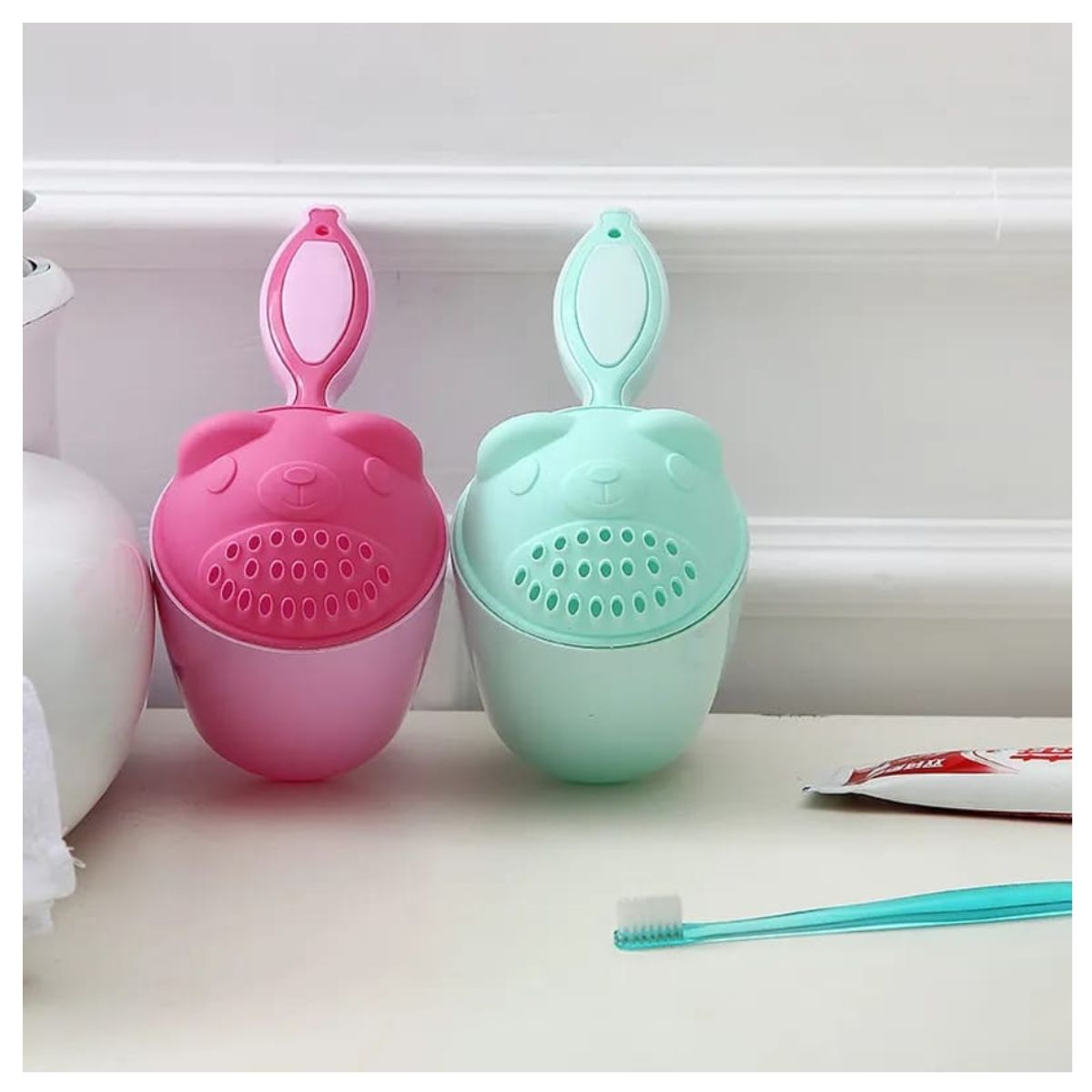GENERICO - JARRA REGADERA DE DUCHA PARA BEBE VERDE