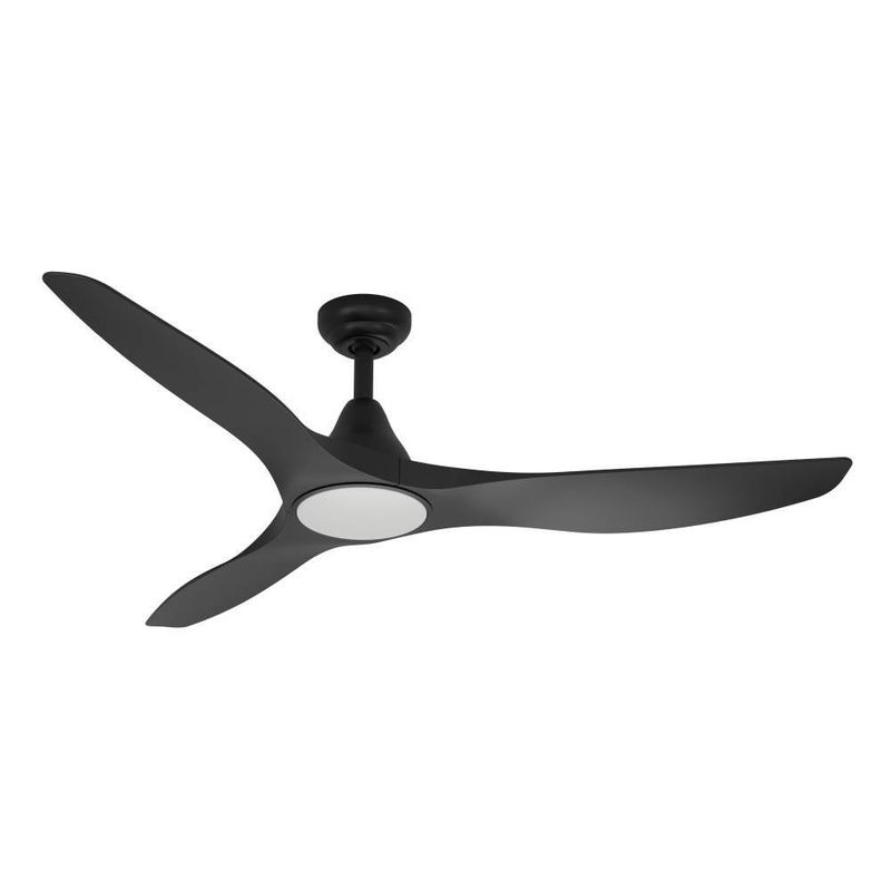 EGLO - Ventilador Techo Portsea Acero led incluye con control 50w COD205653